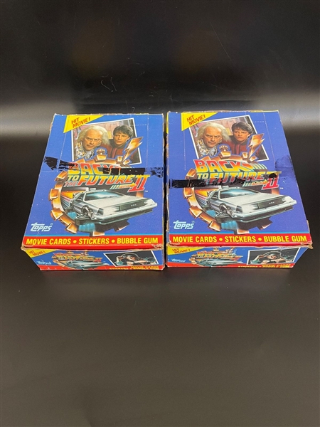 (2) Boxes Back to the Future II Non Sport trading Cards