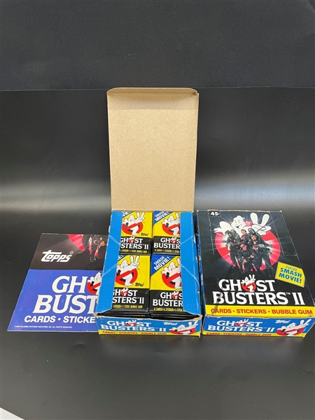 (2) Ghostbusters II Non Sport Trading Card Boxes
