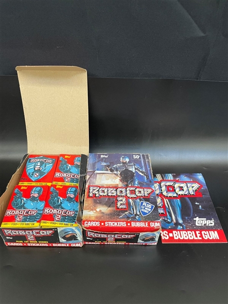 (2) Boxes Robocop II Topps Non Sport Trading Cards