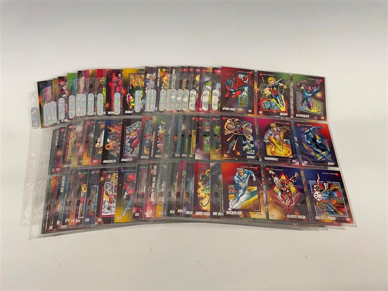 1992 Marvel Comics Complete Set Non-Sport Trading Cards