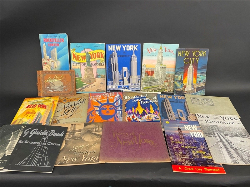 Group of New York City and the State of New york Booklets, Souvenir Folders