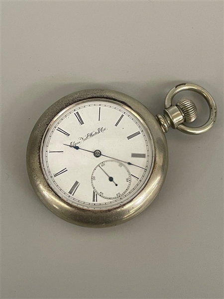 Elgin 18 Size Silverine Pocket Watch