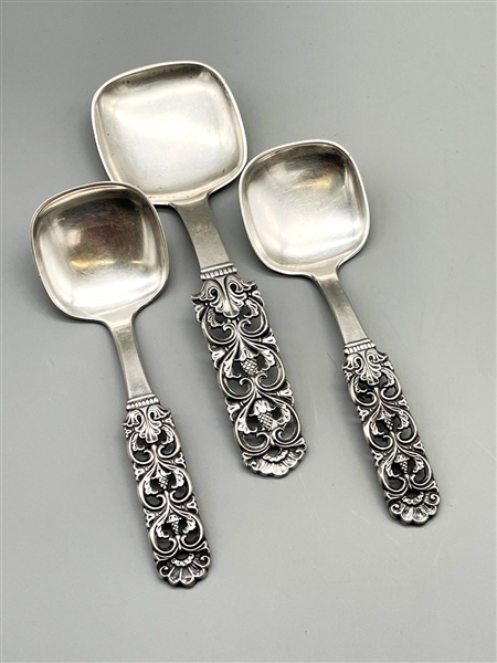 (3) Brodrene Lohne Norwegian .830 Silver Spoons