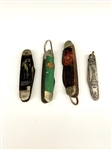 (4) Pocketknives: Boy Scouts, Silver Empire State NY, Hopalong Cassidy