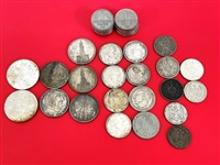 (39) Germany 1,2,5, and 10 Marks Coins
