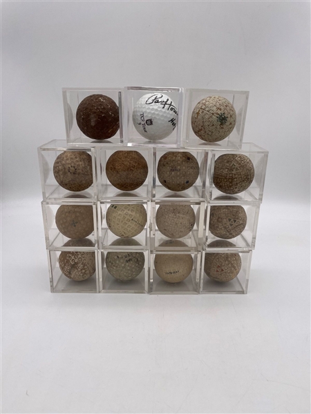 Group of (15) Vintage Antique Golf Balls