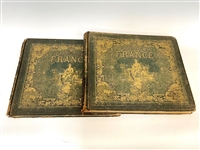 1877 H. Fisquet Grand Atlas of France in 2 Volumes