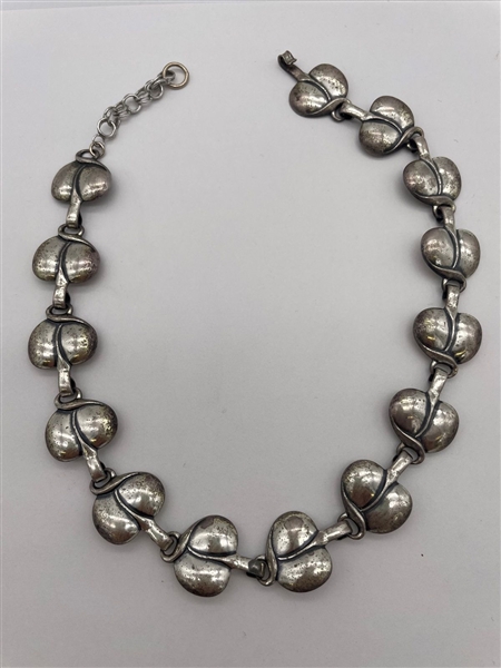 Sterling Silver Necklace Hearts