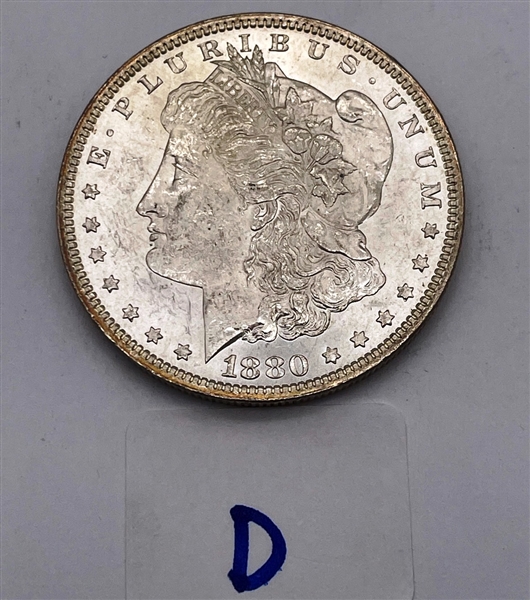 1880-P Morgan Silver Dollar (D)