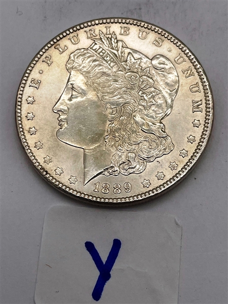 1889-P Morgan Silver Dollar (Y)