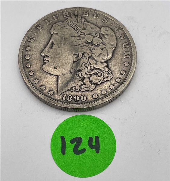 1890-O Morgan Silver Dollar (124)