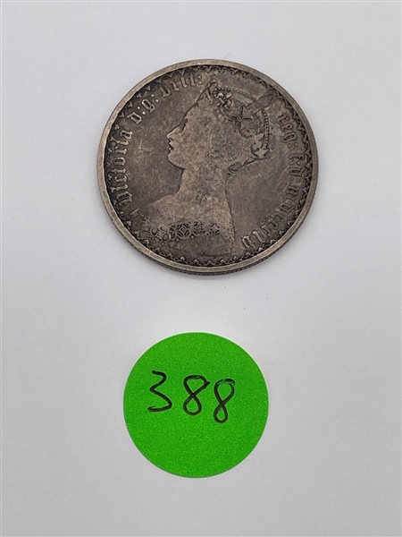 1855 Great Britain 1 Florin Silver Coin (#388)