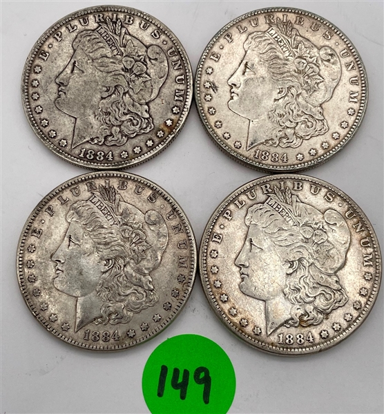 1884-P Morgan Silver Dollar Lot (149)