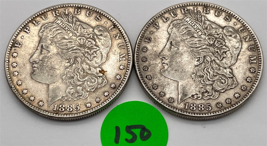 1885-P Morgan Silver Dollar Lot (150)