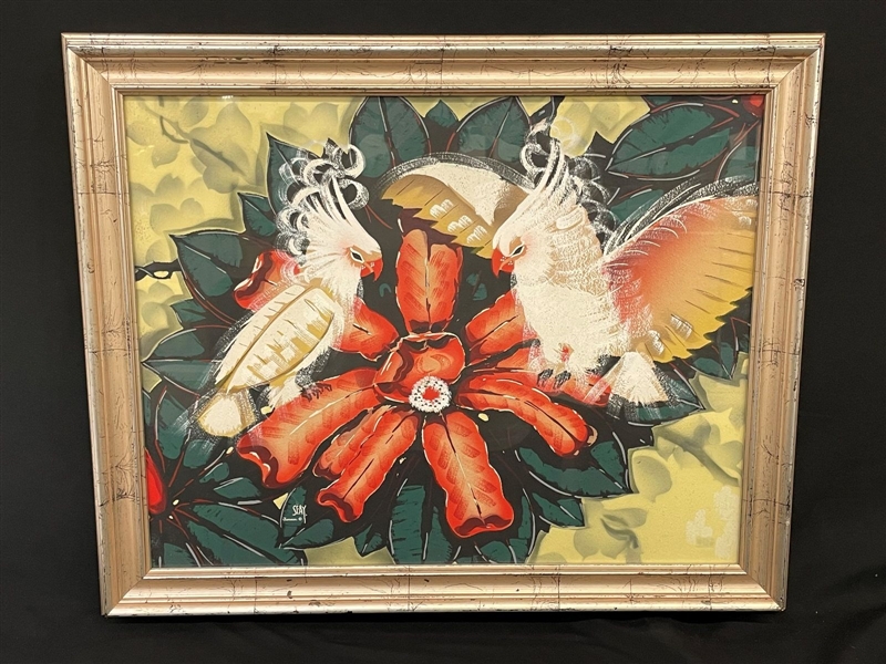 Watercolor by Bill Seay for Turner Co. Cockatoos