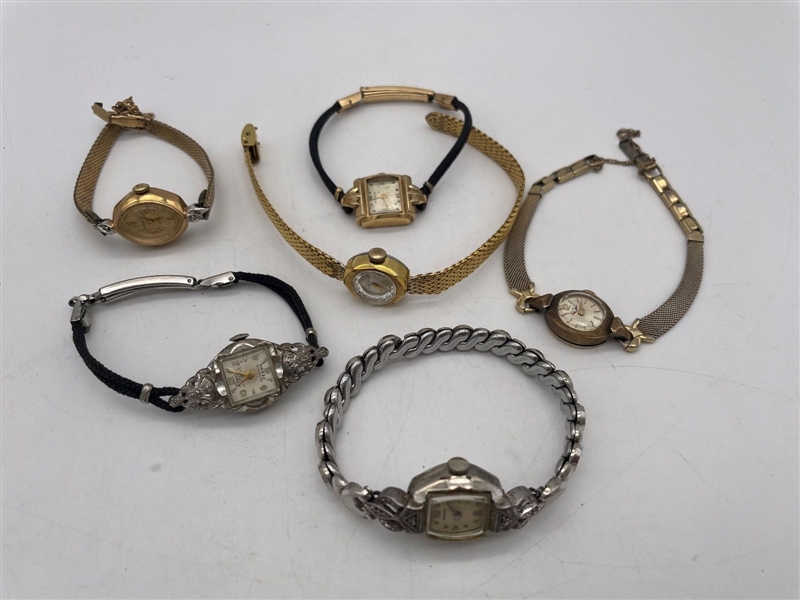 (6) Gold Filled Ladies Watches