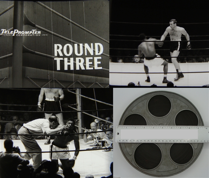 1959 Floyd Patterson vs Ingemar Johansson I Boxing 35mm Film Print