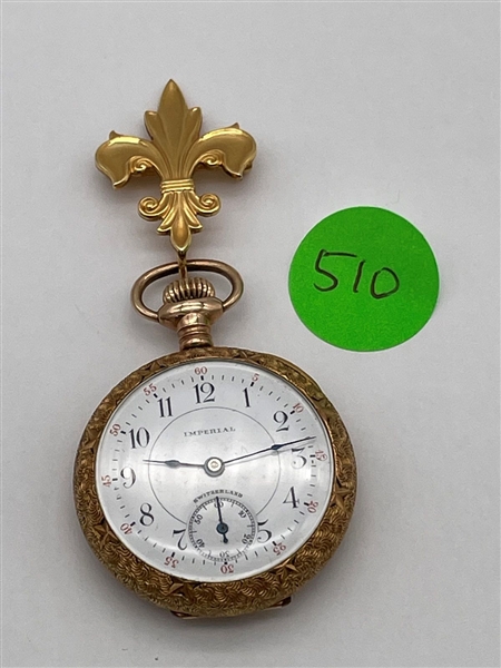 Gold Filled Swiss Imperial Brooch Watch (#510)