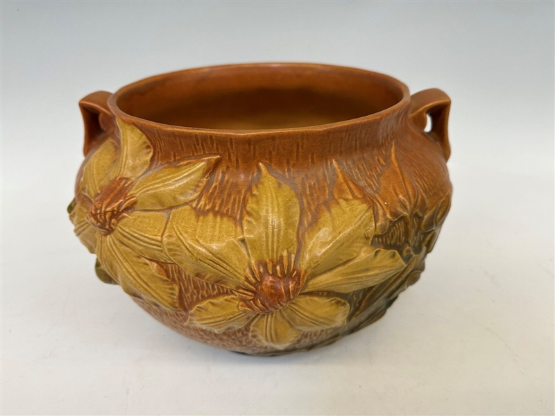 Roseville Pottery Clematis Jardiniere