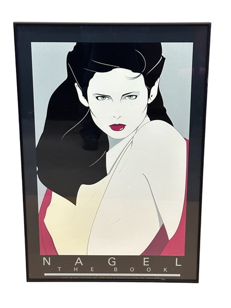 Patrick Nagel Poster "The Book Mirage 1981"