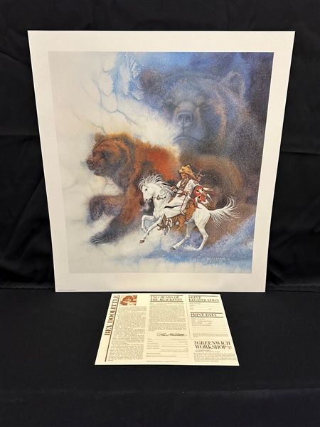 Bev Doolittle S/N Lithograph "Two Bears of the Blackfeet" 1986