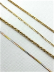 (4) 14k Yellow Gold Bracelets