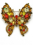 Delizza and Elster Juliana Butterfly Brooch 