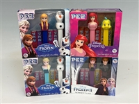 (4) Disney Princess and Frozen Pez Collector Packs