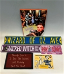 Group of (6) The Wizard of Oz Collectible Signs