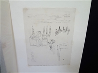 Pierre Bonnard (French 1867-1947) Signed Lithograph "Illustration for St. Monique" 