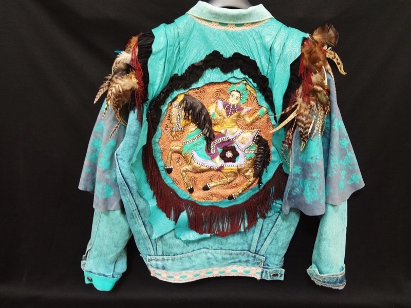 Hand Made Embellished Denim Jacket circa 1970s