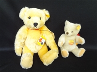 (2) Steiff Bears: Original Teddy 0203/26, 0165/38