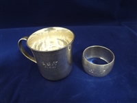 Tiffany and Co. Sterling Silver Baby Cup and Napkin Ring