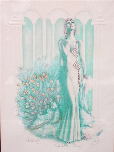 Mary Vickers Artist Proof "Enchanted Evening" Intaglio Lithograph