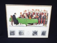 Adrienne Barrere "Passing the Bar" Etching