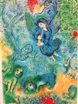 Marc Chagall "The Magic Flute" Oversize Print