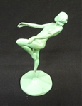 Frankart Leaded Art Deco Female Nude Figural Sculpture