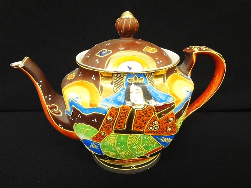 Nippon Hand Painted Tea Pot Made in Japan