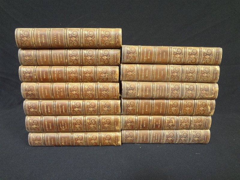 "Hawthornes Works" Riverside Edition 1883 (13) Volumes Complete