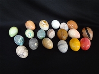 (19) Marble and Alabaster Eggs
