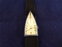 Vintage Hilton 17 Jewel Wrist Watch Triangle Shape 