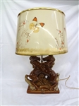 Van Briggle Pottery Original Mid Century Horse Lamp Original Shade