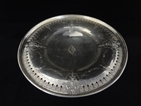 Towle Sterling Silver Reticulated Footed Serving Tray