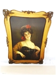 Victorian Lithograph Female Portrait B. Zickendruht