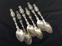 L.W. Vilsack and Co. Sterling Silver Large Spoons Patent 1861