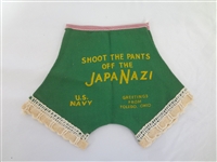 "Shoot the Pants Off the Japanazi" WWII Advertisement US Navy