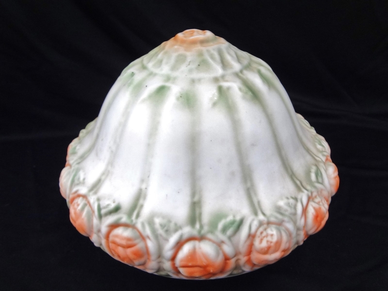 Pairpoint Style Rose Puffy Lamp Shade