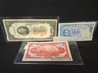 (3) Historical Autographs on Currency: John McCormack, Henry Cabot Lodge, Herbert Brownell