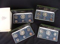 1973 Panama 6 Coin Proof Set Silver Balboa US Mint Lot of 4