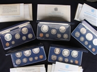 1974(3) 1971 & 1972 Jamaica Silver Proof Sets Lot of 5